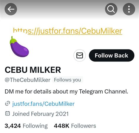 cebu milker name|Twitter.